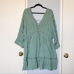 Asos Curve Boho Batwing Dress